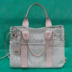 LOTE 001 - 05 (cinco) bolsas em couro