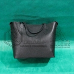 LOTE 005 - 05 (cinco) bolsas em couro