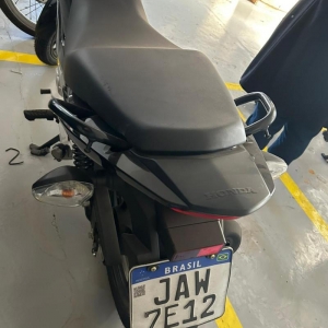 LOTE 002 - Honda/CG 160 FAN, placa JAW 7E12, preta, ano/modelo 2021/2022