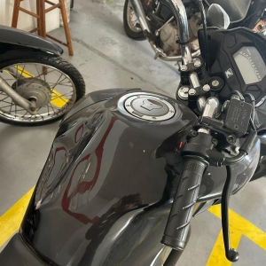 LOTE 002 - Honda/CG 160 FAN, placa JAW 7E12, preta, ano/modelo 2021/2022