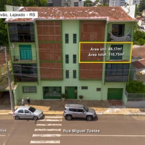LOTE 005 - Apartamento n° 202 com a área útil de 86,17m², localizado no Edifício Vitório Compagnoni, situado à rua Miguel Tostes, n° 422, bairro São Cristóvão, Lajeado/RS
