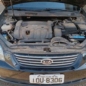 LOTE 007 - I/Kia Magentis EX 2.0, placa IOU 8306, preto, ano/modelo 2007/2008