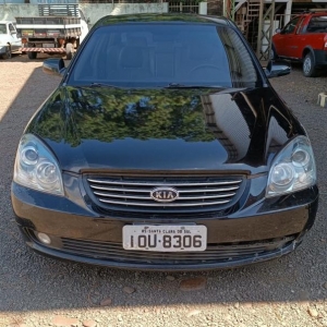 LOTE 007 - I/Kia Magentis EX 2.0, placa IOU 8306, preto, ano/modelo 2007/2008
