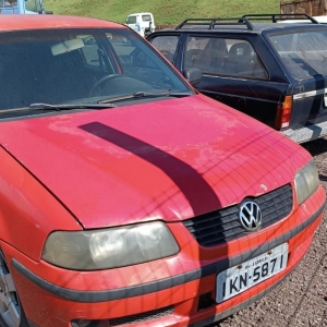LOTE 012 - VW/Gol 16V Sport, placa IKN 5871, vermelho, ano/modelo 2002