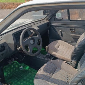 LOTE 018 - VW/Gol CL, placa ICL 3241, branco, ano/modelo 1988