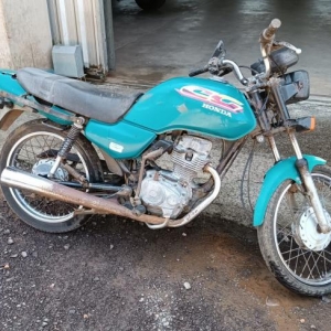 LOTE 020 - Honda/CG 125 Titan, placa IGI 1829, verde, ano/modelo 1997