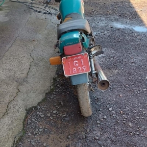 LOTE 020 - Honda/CG 125 Titan, placa IGI 1829, verde, ano/modelo 1997