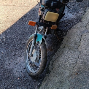 LOTE 020 - Honda/CG 125 Titan, placa IGI 1829, verde, ano/modelo 1997