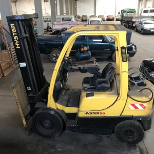 LOTE 001 - Empilhadeira marca Hyster, modelo H55-FT, ano/modelo 2010/2010.