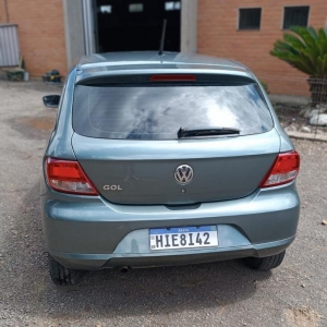LOTE 002 - VW/Gol 1.0, placa HIE 8I42, cinza, ano/modelo 2011/2012