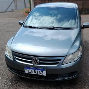 LOTE 002 - VW/Gol 1.0, placa HIE 8I42, cinza, ano/modelo 2011/2012