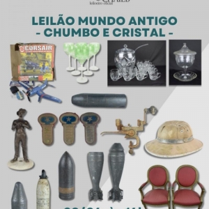 LOTE 0 - LEILÃO MUNDO ANTIGO - CHUMBO E CRISTA