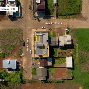 LOTE 001 - Apartamento nº 203 com área de 50,54m² + BOX nº 8 com área 14,68m², localizados na Rua Araçá, nº 717, bairro Pinheiros, Estrela/RS