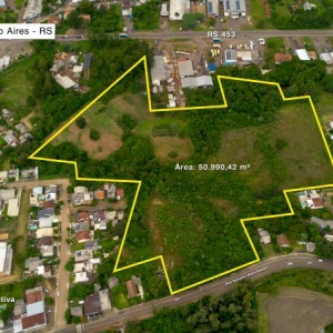 LOTE 001 - Área de 50.990,42m², situado no lado esquerdo da Rua Salvador Stein Goulart, de quem nela entra pela Rua Emiliano Macedo, donde dista 71,55 metros, bairro Macedo, Venâncio Aires/RS
