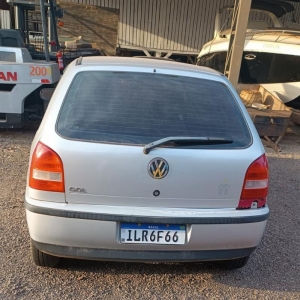 LOTE 001 - VW/Gol 1.0, placa ILR 6F66, prata, ano/modelo 2004