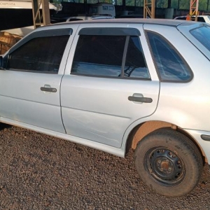 LOTE 001 - VW/Gol 1.0, placa ILR 6F66, prata, ano/modelo 2004