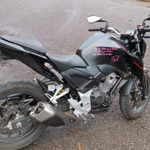 LOTE 001 - Honda/CB 300F Twister CBS, placa EXJ 7J34, cinza, ano/modelo 2023