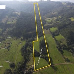 LOTE 001 - Área de terras rurais com 33.990,00m², com uma casa de construção mista, situada em Picada Forquetinha, matrícula nº 22.963 do RI de Lajeado/RS