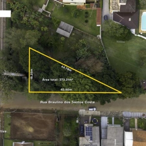 LOTE 013 - Área de 373,21m², sem benfeitorias, correspondente ao terreno 02 da quadra 04 do Loteamento Jardim do Cedro II, bairro São Bento, Lajeado/RS