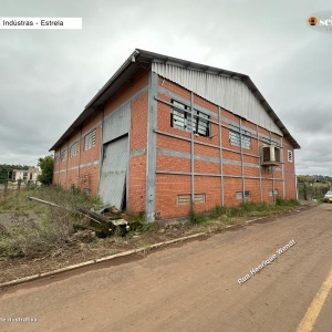 LOTE 001 - Área de 786,4550m², contendo um prédio industrial em alvenaria com uma área construída de 469,31m², localizado na Avenida Augusto Markus, n° 1393, bairro das Indústrias, Estrela/RS