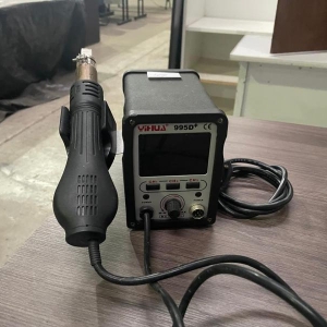 LOTE 049 - Osciloscópio de fluorescência digital e duas Estação de solda