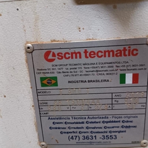 LOTE 001 - Máquina Coladeira de Borda, marca SCM Tecmatic, modelo T 300T, nº de série BR 1500444, ano 2016, 380 volts