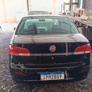LOTE 004 - I/Fiat Siena ELX Flex, placa IPM 2B09, preto, ano/modelo 2008/2009