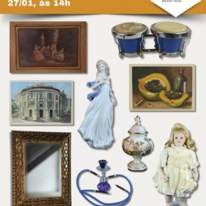 LOTE 01 - LEILÃO DE ARTE, ANTIGUIDADES E MOBILIÁRIO