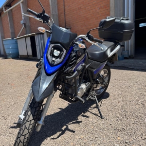 LOTE 002 - Yamaha/Crosser Z ABS, placa JCN 1G74, azul, ano/modelo 2023/2024