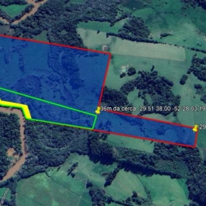 LOTE 005 - A fração ideal com área de 55.820,00m², em condomínio, lugar denominado Reserva dos Kroth, Santa Cruz do Sul/RS
