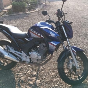 LOTE 004 - Honda/CB 250F Twister CBS, placa JBI 6I11, azul, ano/modelo 2022