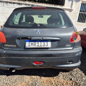 LOTE 006 - PEUGEOT/206 10 SENSAT, Placa: IMR1I33, Ano/modelo: 2005/2005, Cor: CINZA, Chassi: 9362A7LZ96B011799, Motor: 10TR01Q091815, RENAVAM: 864423004.