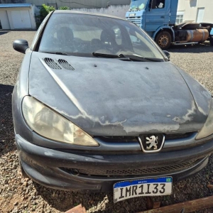 LOTE 006 - PEUGEOT/206 10 SENSAT, Placa: IMR1I33, Ano/modelo: 2005/2005, Cor: CINZA, Chassi: 9362A7LZ96B011799, Motor: 10TR01Q091815, RENAVAM: 864423004.