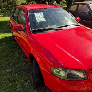 LOTE 002 -  VW/GOL 1.0 GIV, Placa: IVA6742, Ano/modelo: 2013/2014 Cor: VERMELHA, Chassi: 9BWAA05W9EP046624, Motor: CCP450093, Renavam: 00594913756 
