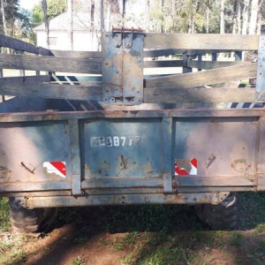 LOTE 006 - Reboque Johnson M101A1;  3-4 TON; 4X4; Ano 1968