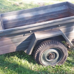 LOTE 010 - Reboque 1/4 Ton, 02 Rodas, Ano 1988