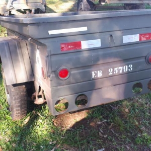 LOTE 010 - Reboque 1/4 Ton, 02 Rodas, Ano 1988