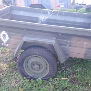 LOTE 010 - Reboque 1/4 Ton, 02 Rodas, Ano 1988