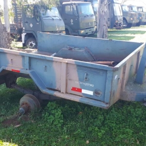 LOTE 017 - Reboque  3/4 Ton, 02 Rodas, Ano 1988
