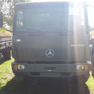 LOTE 021 - Caminhão Mercedes Benz; Modelo LK1214-42; 4M3; OD; 4X2; Caçamba; Basculante; Ano 1995