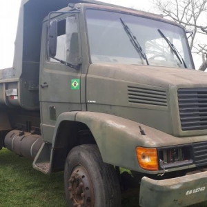 LOTE 038 - Caminhão Mercedes Benz; Modelo: LK1214-42; 4M3; OD;4X2; Caçamba; Basculante; ano 1991