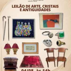 LOTE 0 - Leilão de arte, cristais e antiguidades