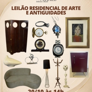 LOTE 0 - LEILÃO RESIDENCIAL DE ARTE E ANTIGUIDADES