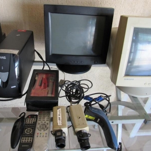 LOTE 036 - Impressora Canon MB5110, Filmadora, No-Break SMS, Dois monitores e outros