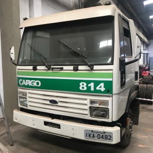 LOTE 01 - caminhão Ford/Cargo 814, ano/modelo 2000/2000