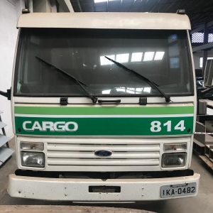 LOTE 01 - caminhão Ford/Cargo 814, ano/modelo 2000/2000