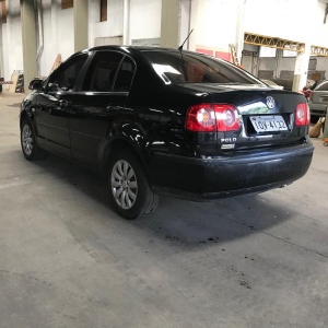 LOTE 02 - VW/POLO SEDAN 1.6, cor preta, ano/modelo 2008/2009