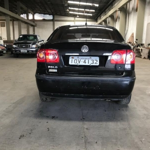 LOTE 02 - VW/POLO SEDAN 1.6, cor preta, ano/modelo 2008/2009