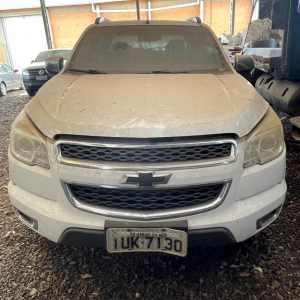 LOTE 001 - Caminhonete Chevrolet/S10 LTZ DD4, branco, ano/modelo 2013.