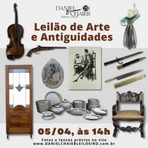 LOTE 01 - LEILÃO 34088 - LEILÃO DE ARTE E ANTIGUIDADES